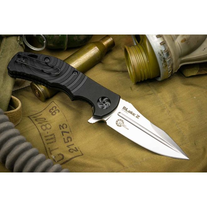 Сгъваем нож Kizlyar Bloke-Z D2 - Stonewash 203483 2