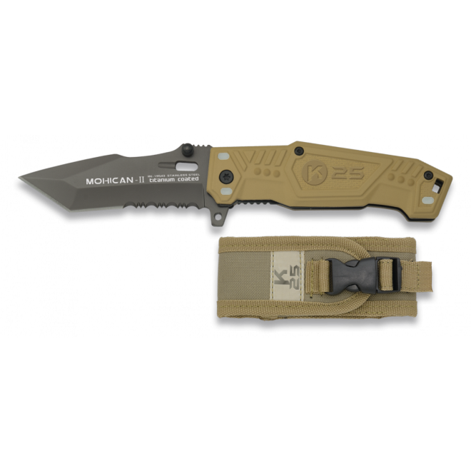 Сгъваем тактически нож K25 MOHICAN II 206249