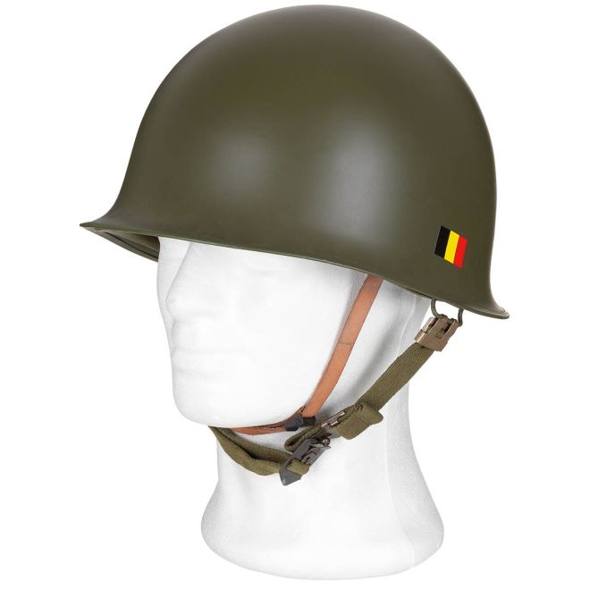 Стоманена военна каска на Белгийската армия M51 207934