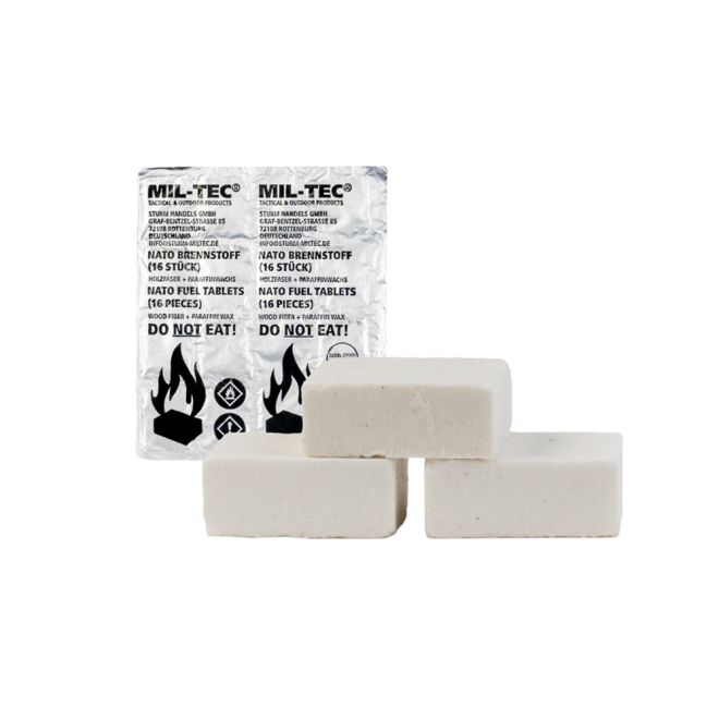 Таблетки подпалки за огън Miltec NATO fuel tablets (16 бр.) 207666