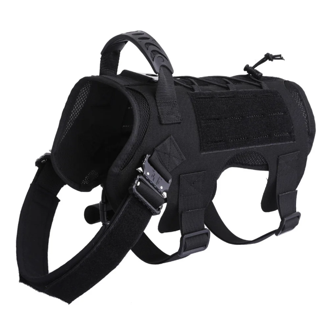 Тактическа жилетка за служебни кучета К-9 Fostex TDH Black 207683 1