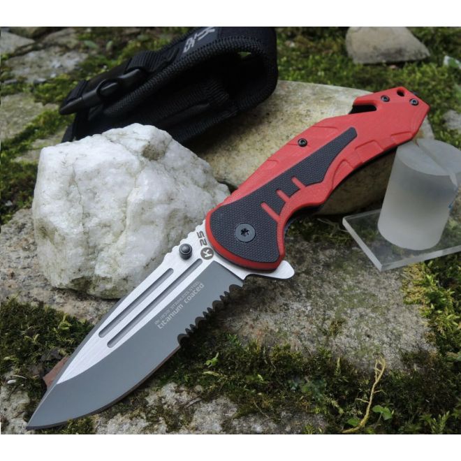 Тактически сгъваем нож K25 Code Red 18319 206499 1