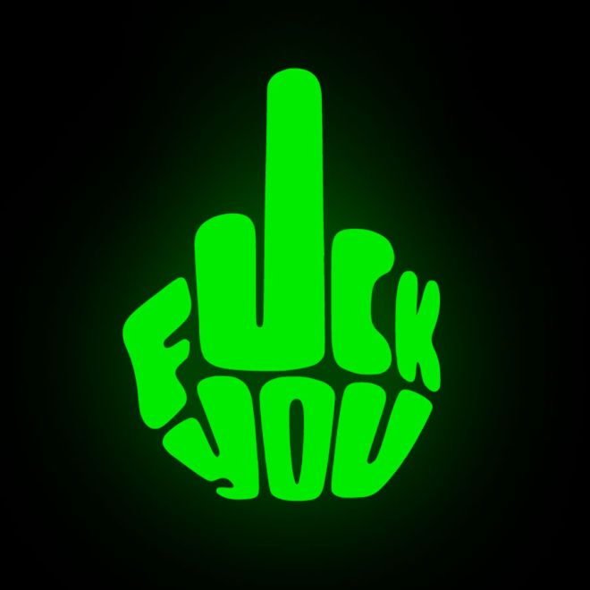 Тениска Middle F-Word Glow in the dark 205918 3