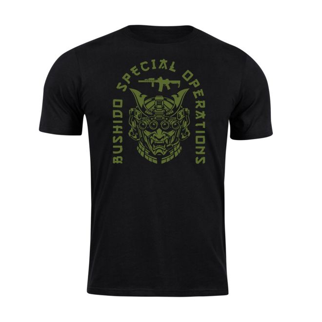 Тениска с щампа Bushido Spec Ops Black 207634 1