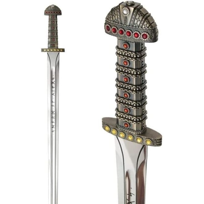 Викингски меч със стойка за стена Rune Blade 205769 4