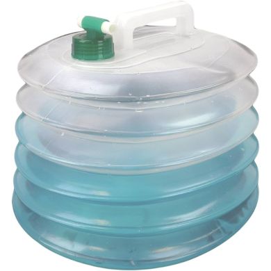 Сгъваема къмпинг туба за вода с кран Highlander 15L
