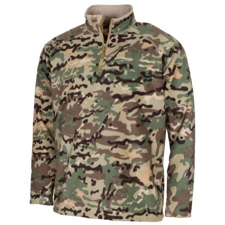 Поларена блуза MFH Troyer Microfleece Operation Camo