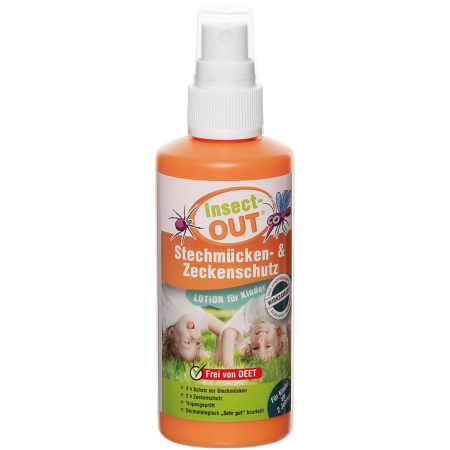 Репелент против комари и кърлежи за деца Insect-OUT 100 ml