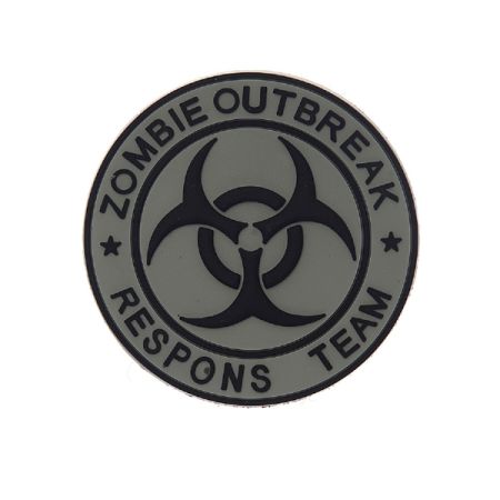 3D гумена нашивка Zombie Outbreak 202161 1