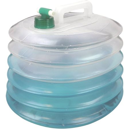 Сгъваема къмпинг туба за вода с кран Highlander 15L