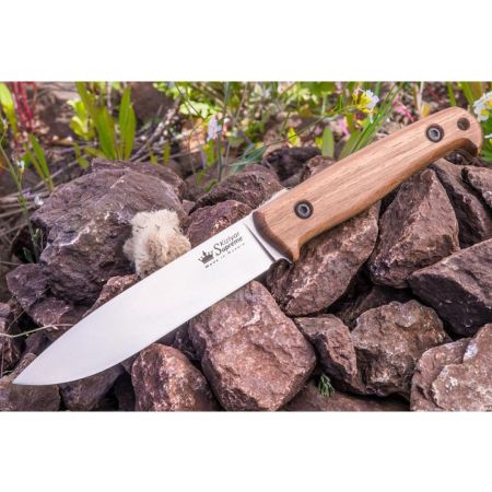 Бушкрафт нож Kizlyar Pioneer AUS-8 LightSW Walnut 201956 3