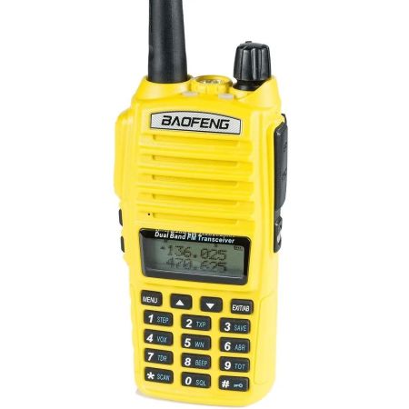 Двубандова радиостанция Baofeng UV-82 8W Yellow със 128 канала 208156 1