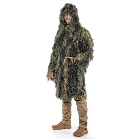 Камуфлажна снайперистка парка гили Mil-Tec Anti-Fire PRO Woodland