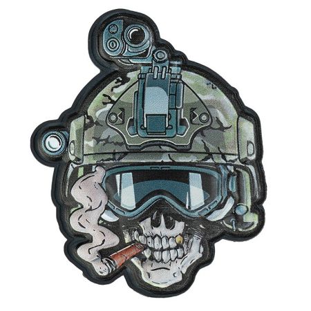 Гумена нашивка 3D UV Special Operator Skull 207202