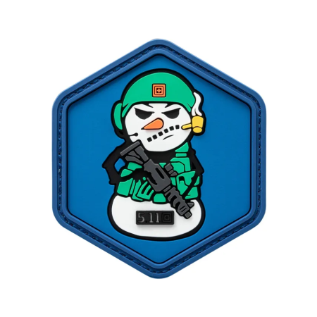 Гумена нашивка 5.11 Tactical SNOWMAN Blue 206054