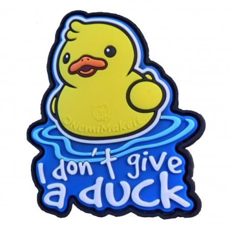 Гумена нашивка I don`t give a Duck 205241 3