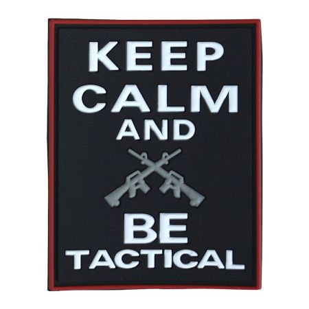 Гумена нашивка Keep Calm &amp; Be Tactical 202421