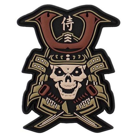 Гумена нашивка Samurai Skull Camo 207189 1