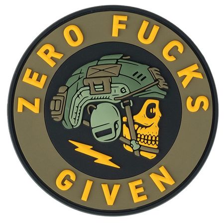Гумена нашивка Zero Fucks Given 207205