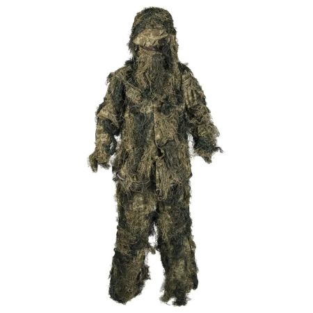Камуфлажен костюм гили от 4 части Mil-Tec Anti-Fire Basic Woodland 207088 1