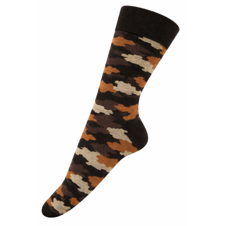 Камуфлажни високи чорапи Бранник Brown Camo 207739 1