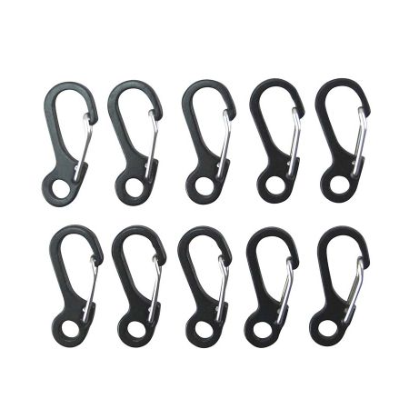 Комплект карабинери за паракорд въже (10 бр.) Kombat Military 207535 1