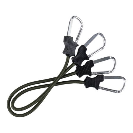 Комплект ластични въжета с карабинери Fosco Army Green 24in 207687 1