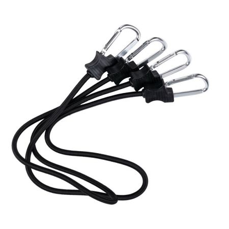 Комплект ластични въжета с карабинери Fosco Black 36in 207685 1