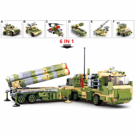 Конструктор Sluban 6 в 1 Army Systems 207070 1