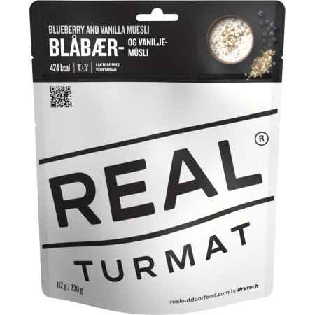Лиофилизирана храна REAL Turmat - мюсли с ванилия и боровинки 207766 1