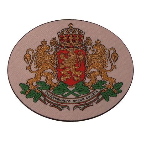 Нашивка Български герб 90/72 мм 203757