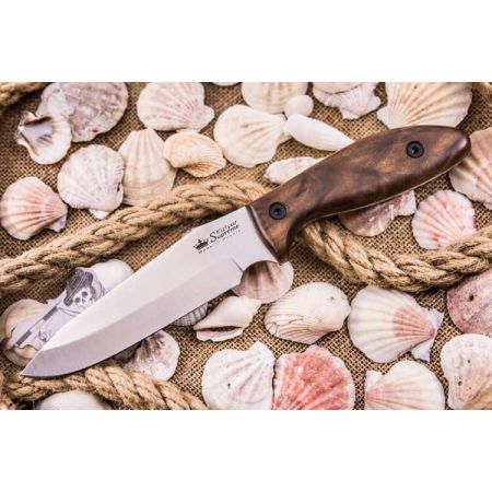 Нож Kizlyar Flint AUS-8 StoneWash Walnut 203800 1