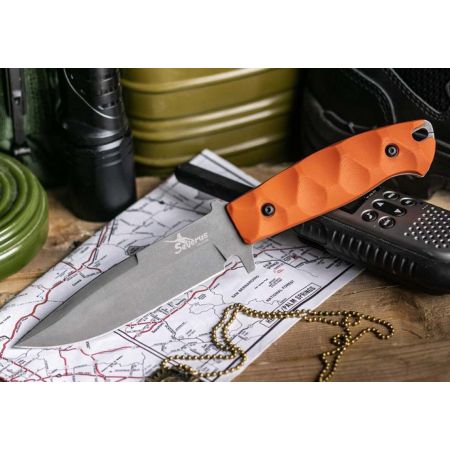 Нож Kizlyar Severus D2 TacWash Orange 202835 1