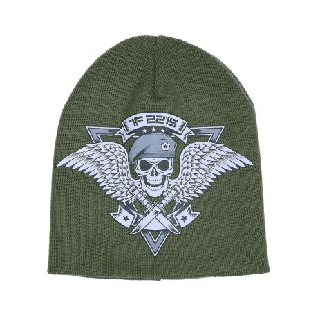 Плетена зимна шапка TF-2215 skull &amp; wings 204895 2