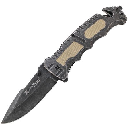 Сгъваем нож Smith &amp; Wesson Border Guard Linerlock 201912
