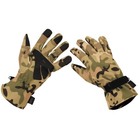 Софтшел ръкавици MFH Camo 204820