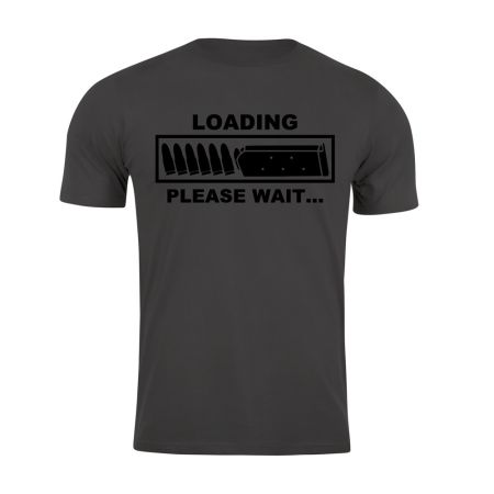 Тениска с щампа Loading Dark Steel 207653 1