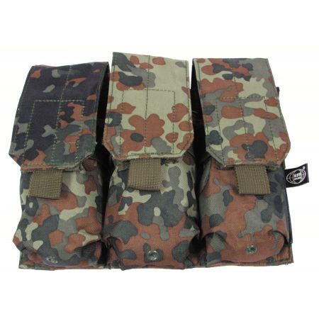 Троен модулен джоб за пълнители на карабина MFH BW camo 204905