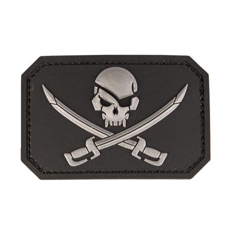 3D нашивка SKULL WITH SWORDS 202215