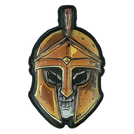 Гумена нашивка 3D UV Spartan Skull 207197