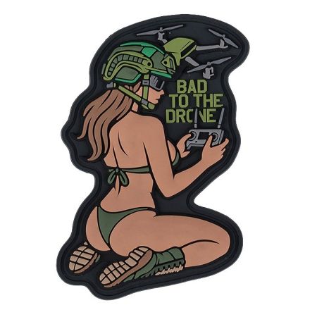 Гумена нашивка Bad to the Drone 207722