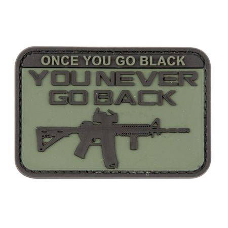 Гумена нашивка Go Black 202172