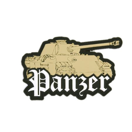 Гумена нашивка Panzer tank 3D 204481