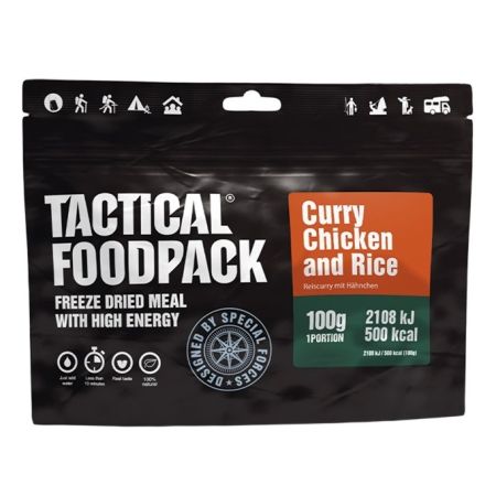 Храна за оцеляване TACTICAL FOODPACK пиле с къри и ориз 205393 2