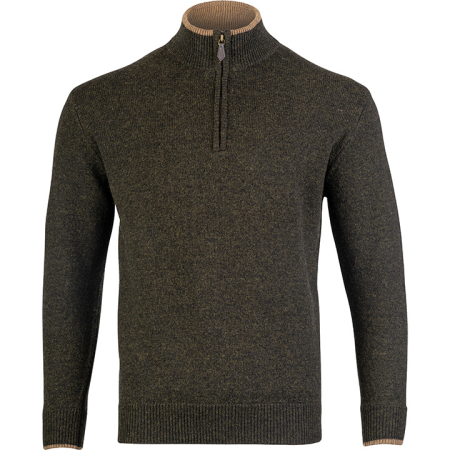 Вълнен пуловер Jack Pyke Zipknit Dark Olive