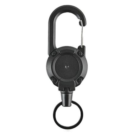 Карабинер с осигуряващ кабел Barbaric Snap Hook 207659 1