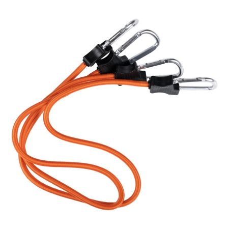 Комплект ластични въжета с карабинери Fosco Orange 24in 207689 1