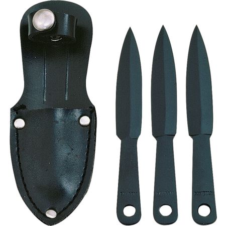 Комплект ножове за хвърляне Black Leaf (3 бр.) 204506