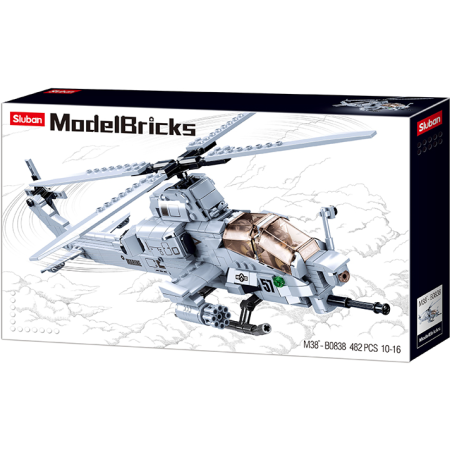 Конструктор Sluban US Attack Helicopter  205637 1