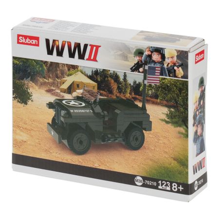 Конструктор Sluban WWII Jeep US Army 205632 2